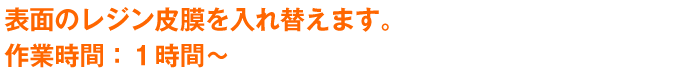 Aメンテナンスの内容